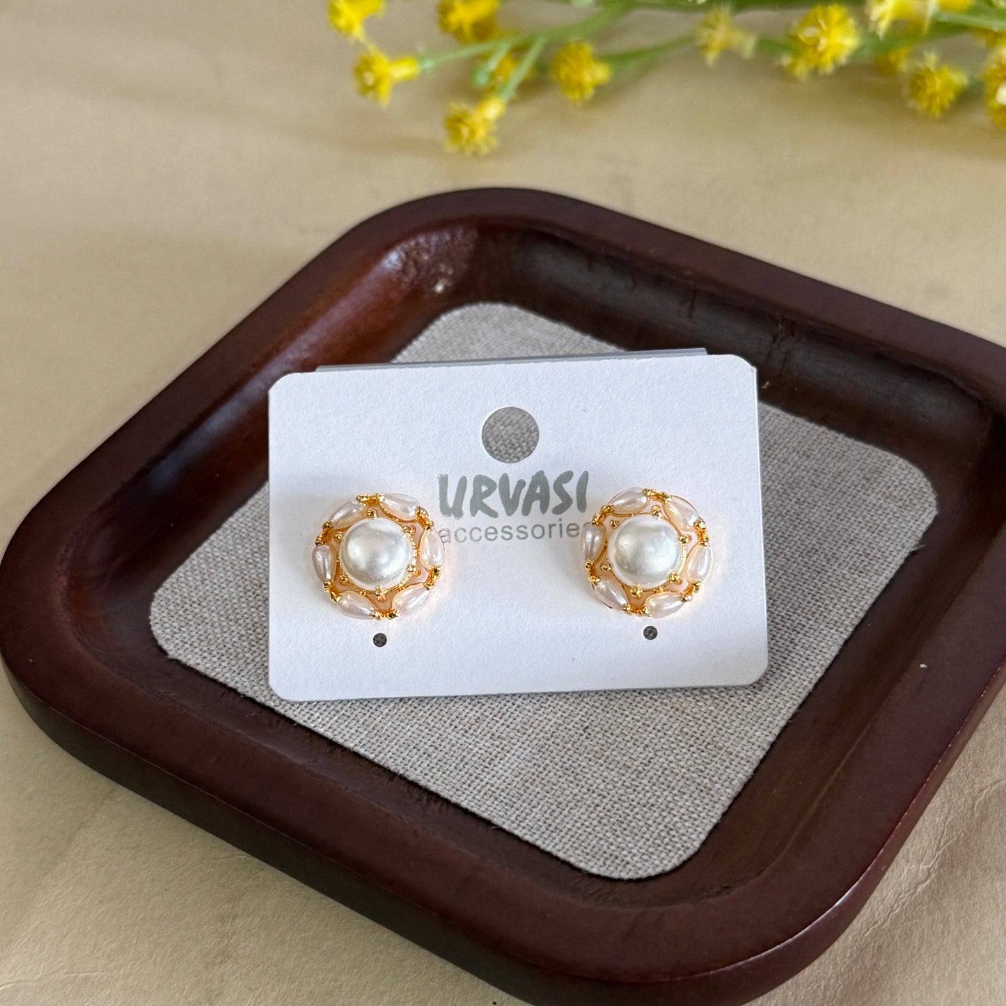 Navaratna Stud Earrings E314