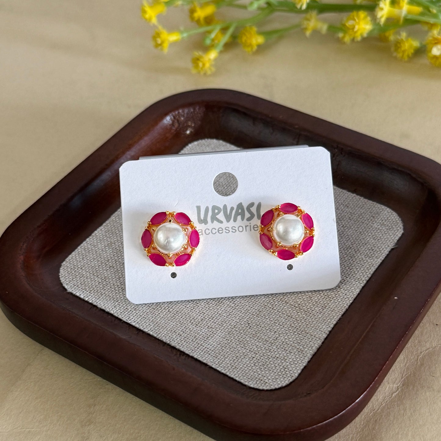 Navaratna Stud Earrings E314
