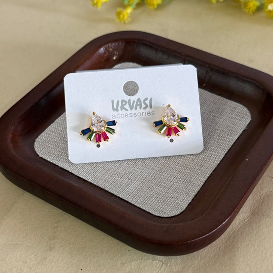 Navaratna Stud Earrings E363