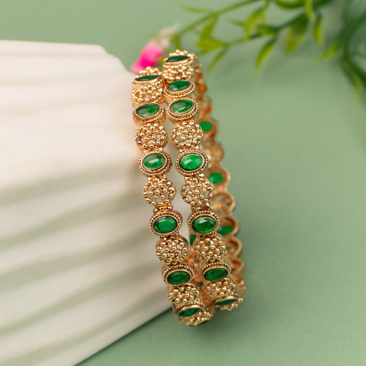 Antique Bangle B129(2 Piece)