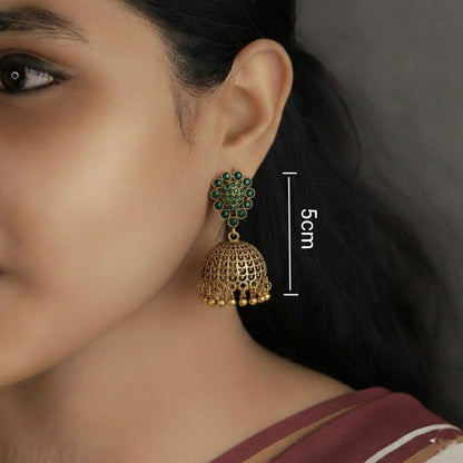 Oxidised Earrings E401