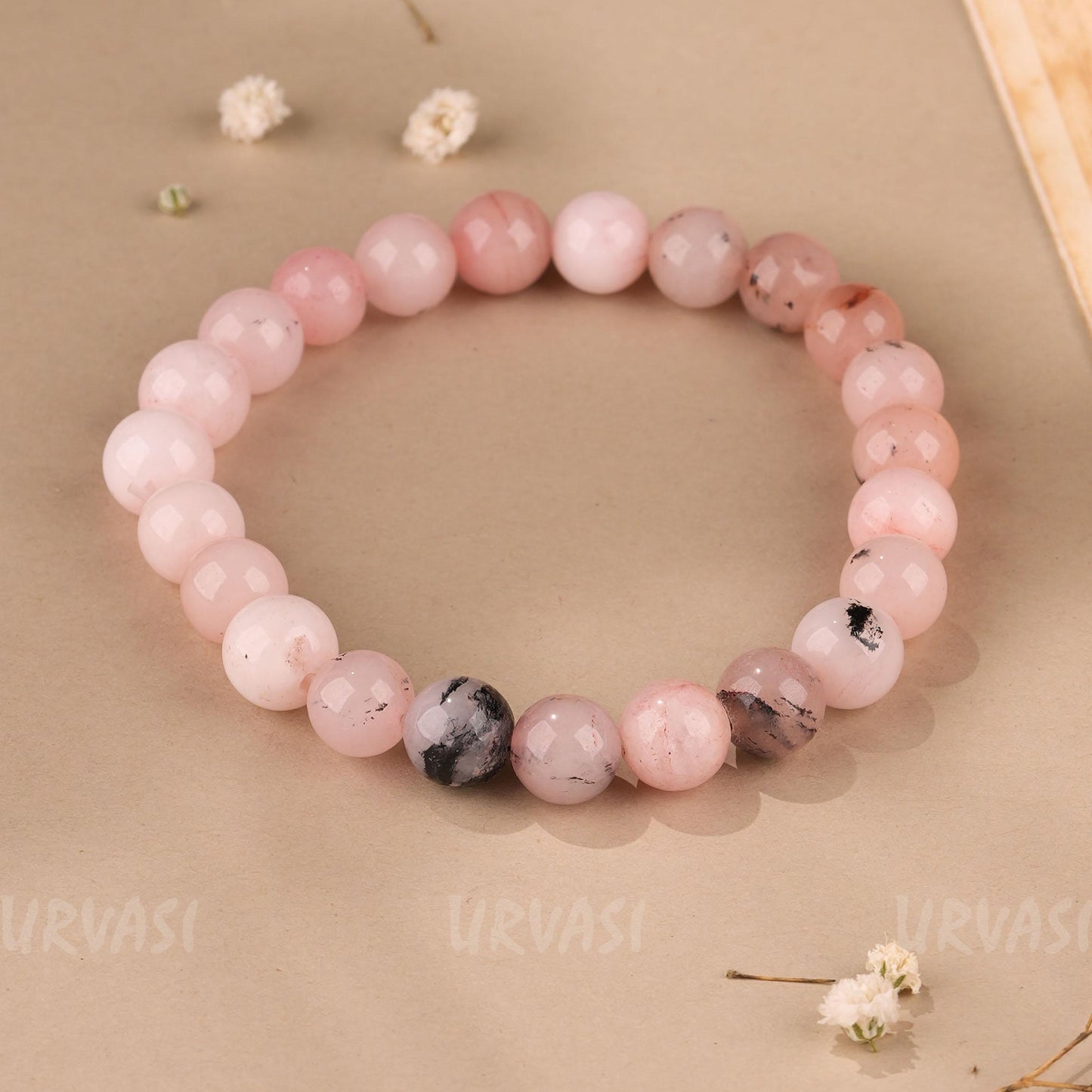 Hand-made Pink Opal Bracelet BR111