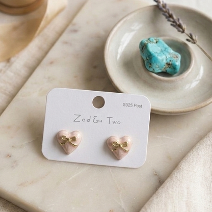 Korean-style enamel stud earrings E1103
