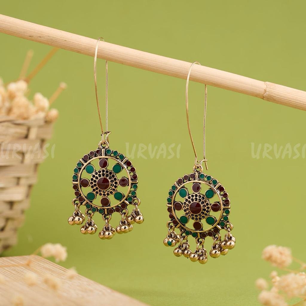 Long Hook Closure Hanging Earrings E1307