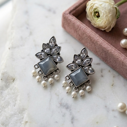 Oxidised Earrings E1269