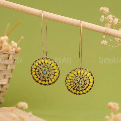 Long Hook Closure Hanging Earrings E1291