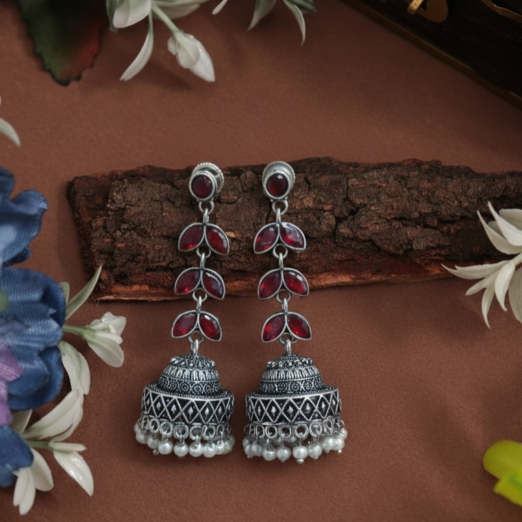 Oxidised Earrings E167