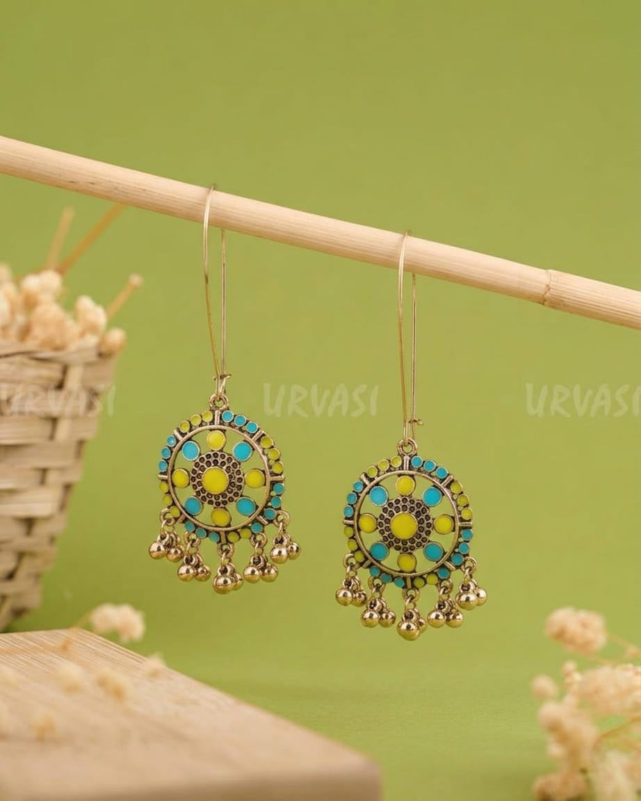 Long Hook Closure Hanging Earrings E1307