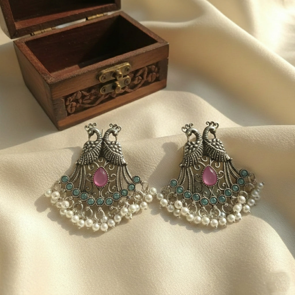 Oxidised Earrings E779
