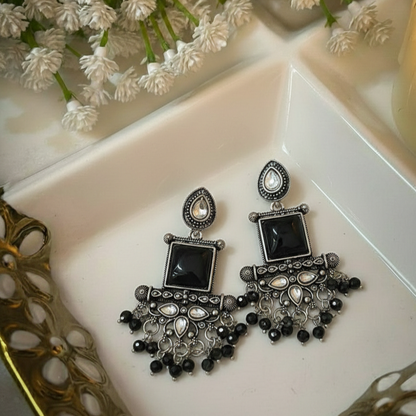 Oxidised Earrings E815