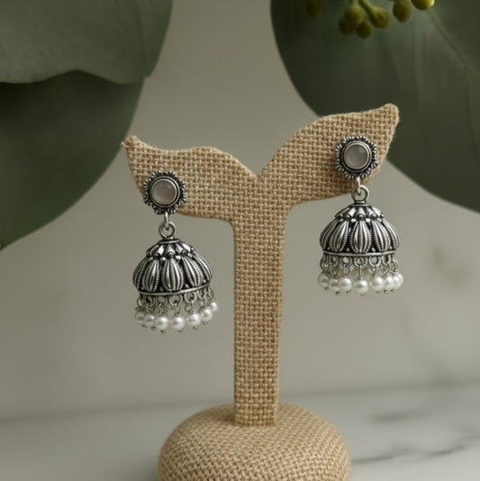 Oxidised Earrings E168