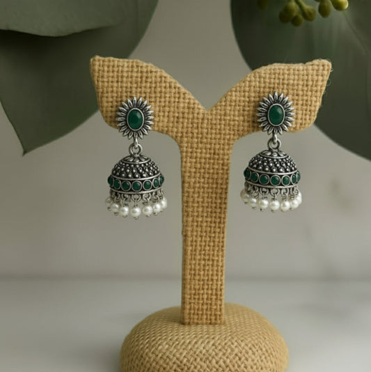 Oxidised Earrings E169