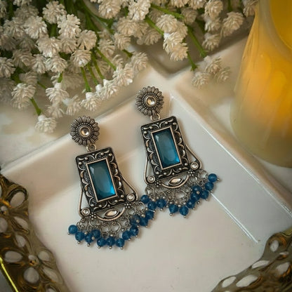 Oxidised Earrings E782
