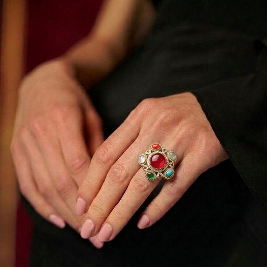 Navarathna Royal Finger Ring FR55