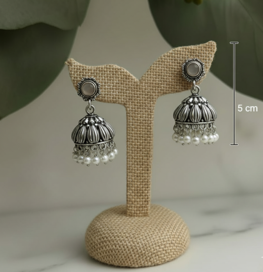 Oxidised Earrings E168