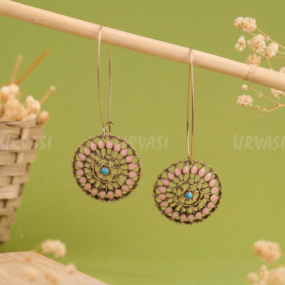 Long Hook Closure Hanging Earrings E1291