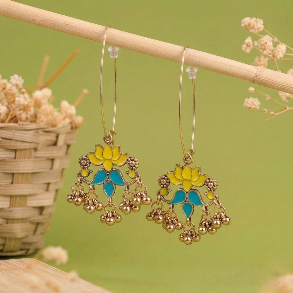 Long Hook Closure Hanging Earrings E1310