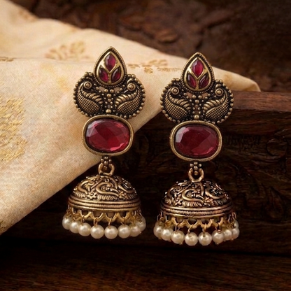 Fancy Jumkha Earrings E900