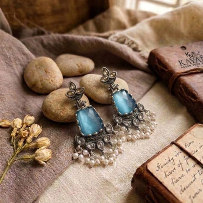 Oxidised Earrings E1156