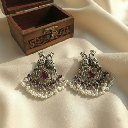 Oxidised Earrings E779