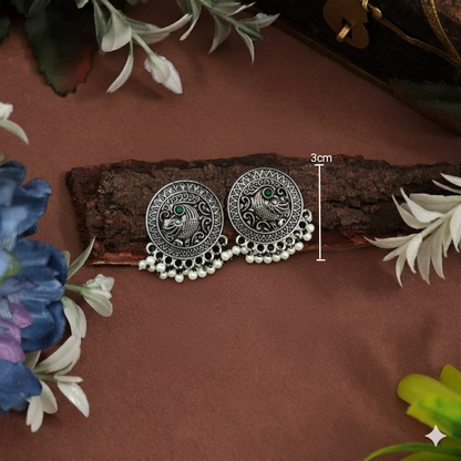 Oxidised Earrings E178