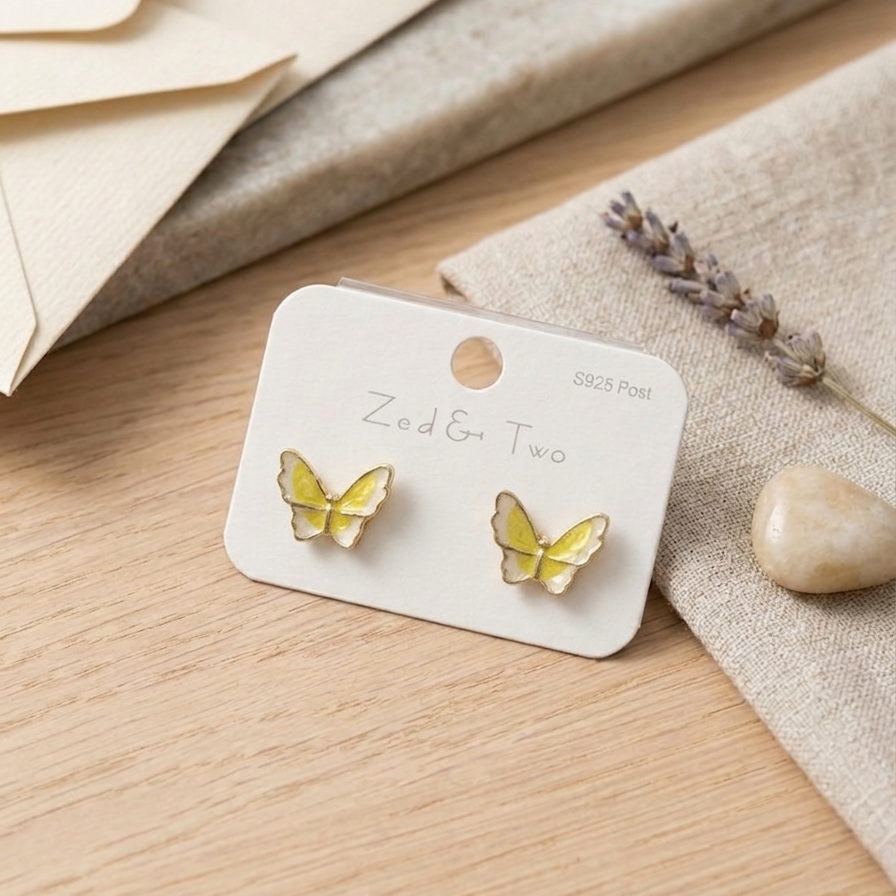 Butterfly Cartilage Stud Earring E1093