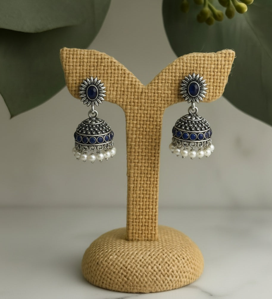 Oxidised Earrings E169