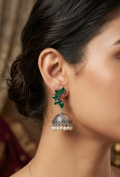 Oxidised Earrings E1197