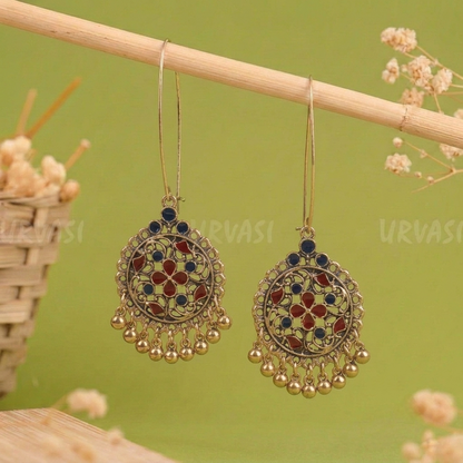 Long Hook Closure Hanging Earrings E1305