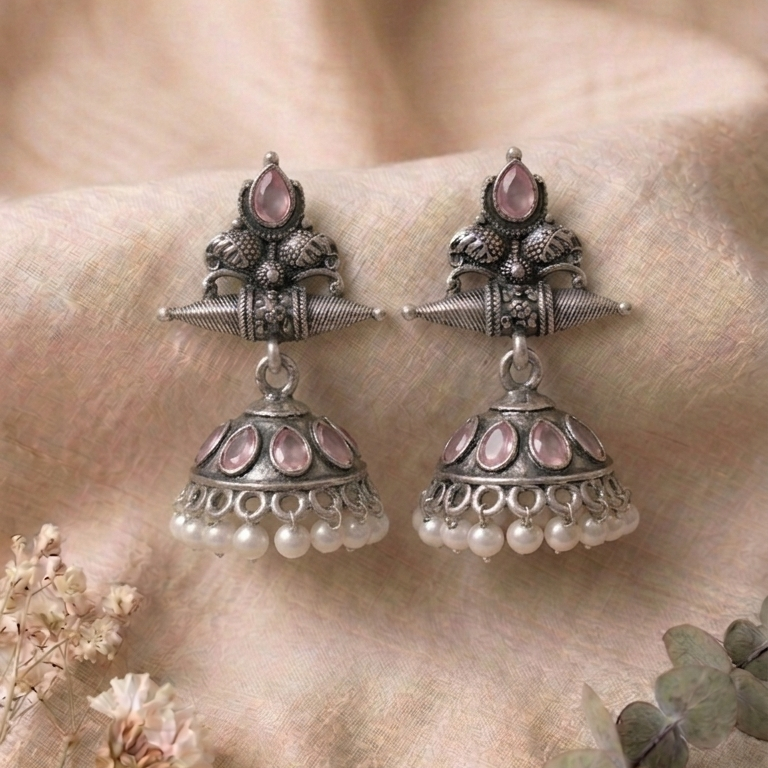 Oxidised Earrings E1194