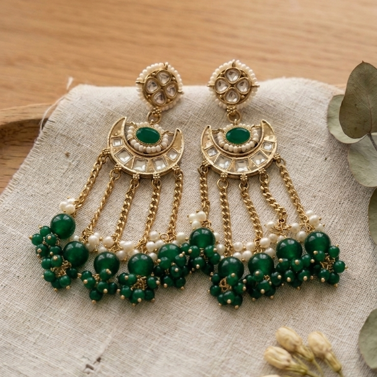 Mehandi Hanging Earrings E1208