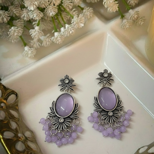 Oxidised Earrings E816