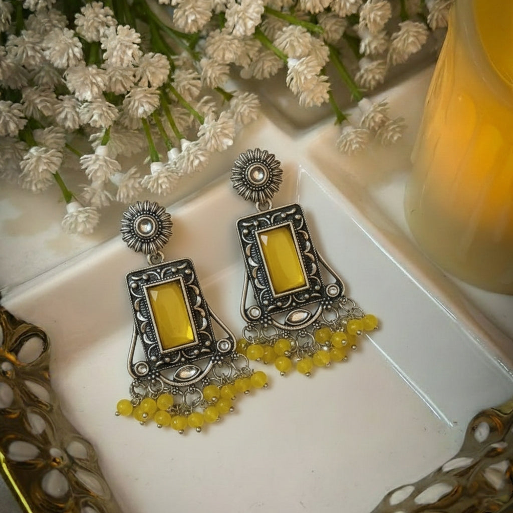 Oxidised Earrings E782