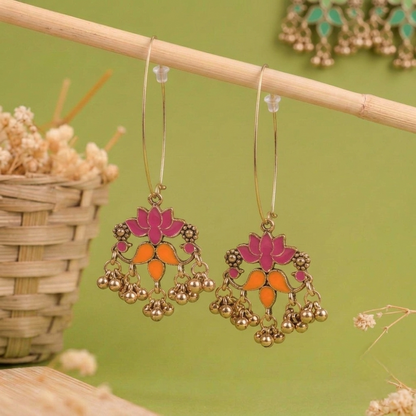 Long Hook Closure Hanging Earrings E1310