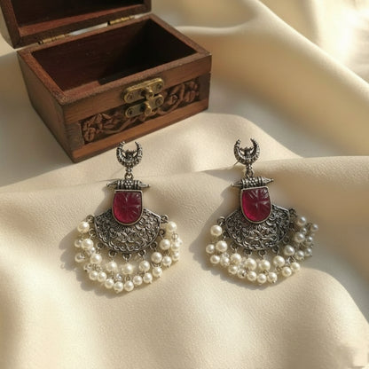 Oxidised Earrings E780