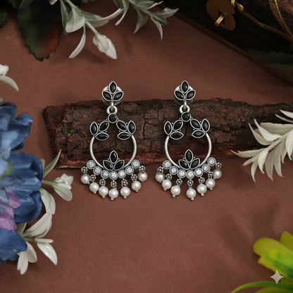 Oxidised Earrings E166