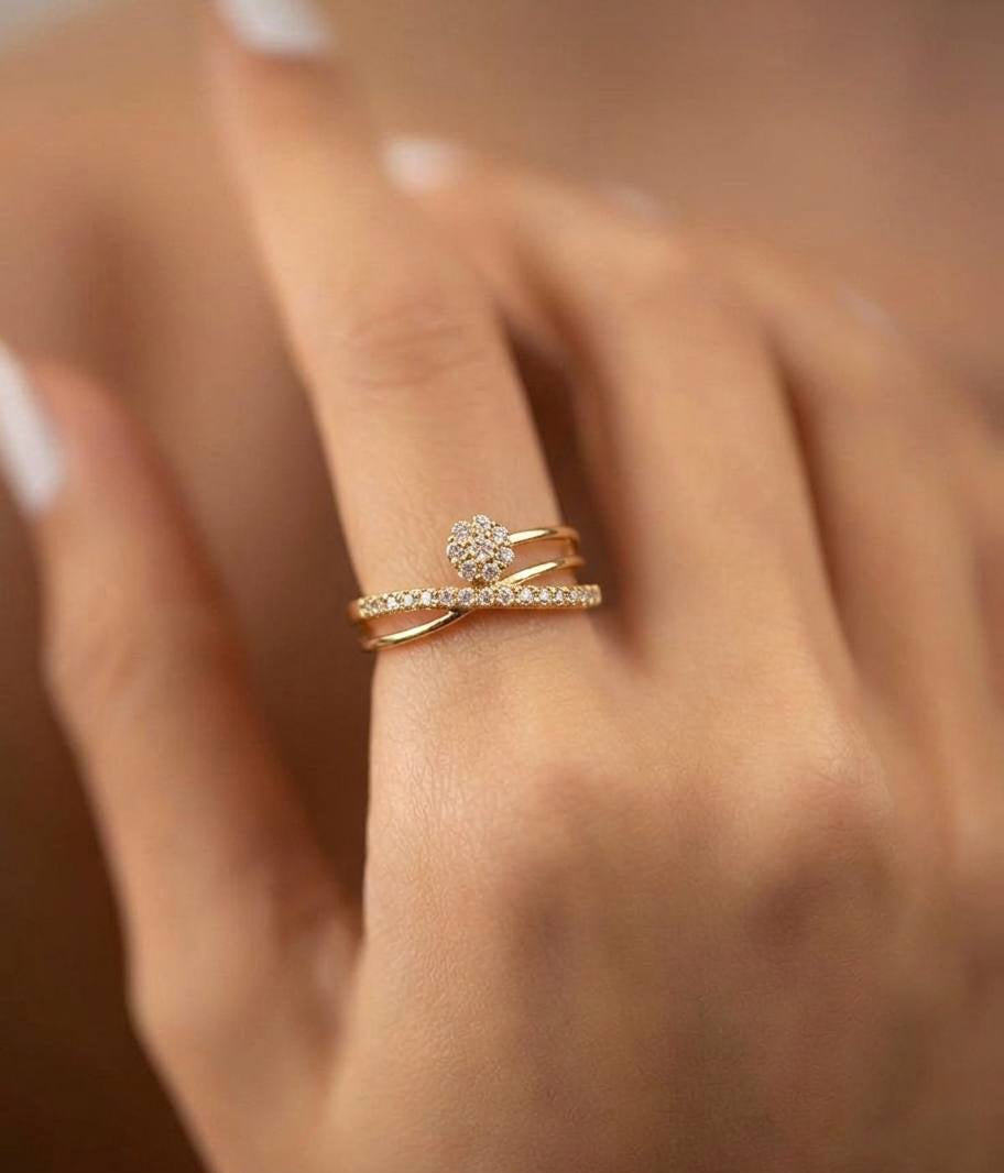 Finger Ring FR62 [Rose Gold]