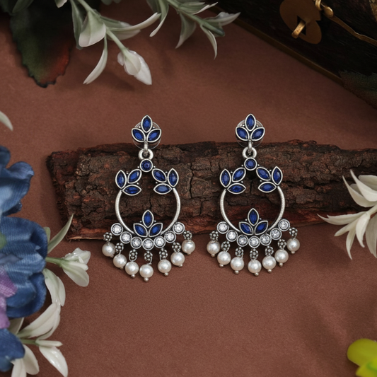 Oxidised Earrings E166