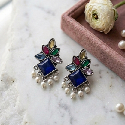 Oxidised Earrings E1269