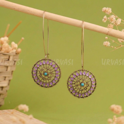 Long Hook Closure Hanging Earrings E1291