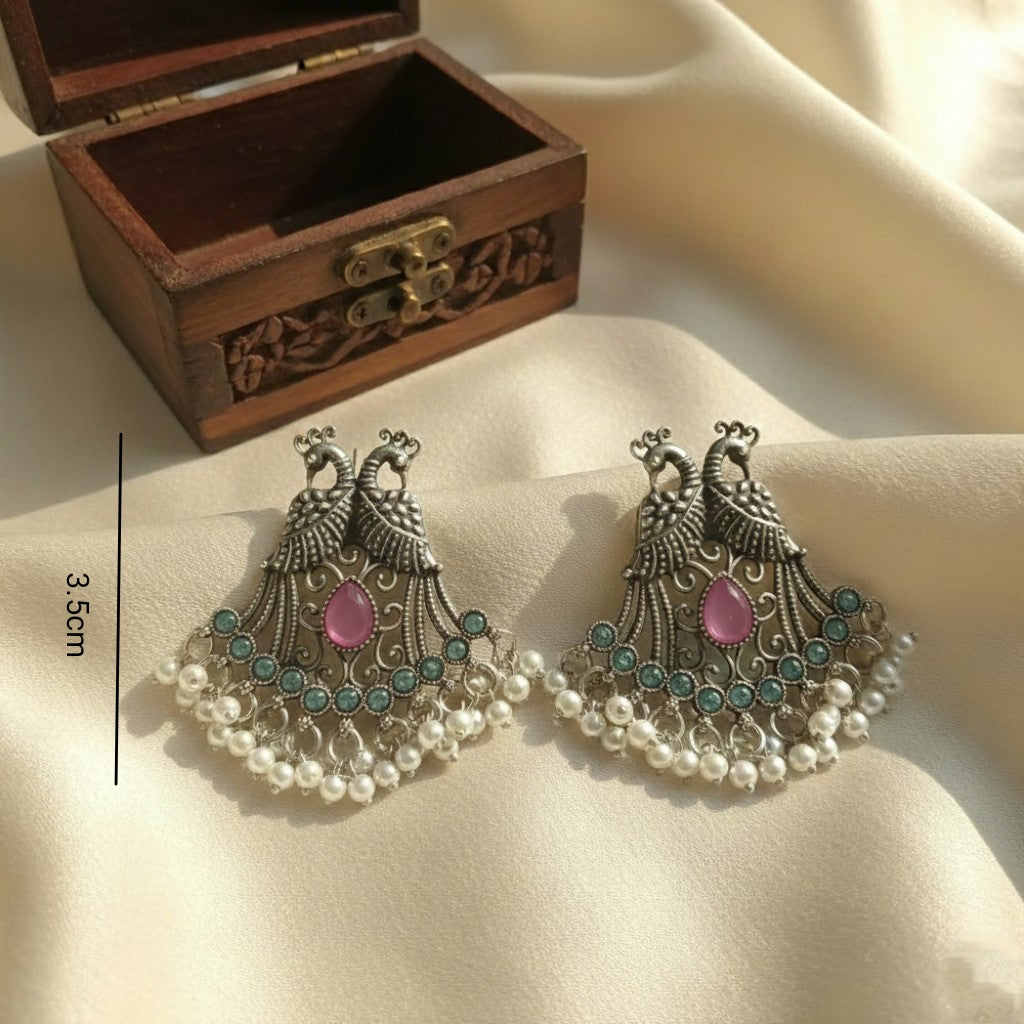 Oxidised Earrings E779