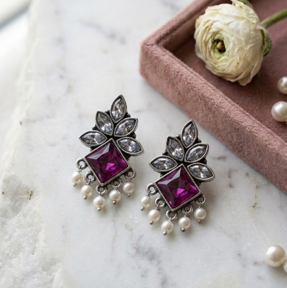 Oxidised Earrings E1269
