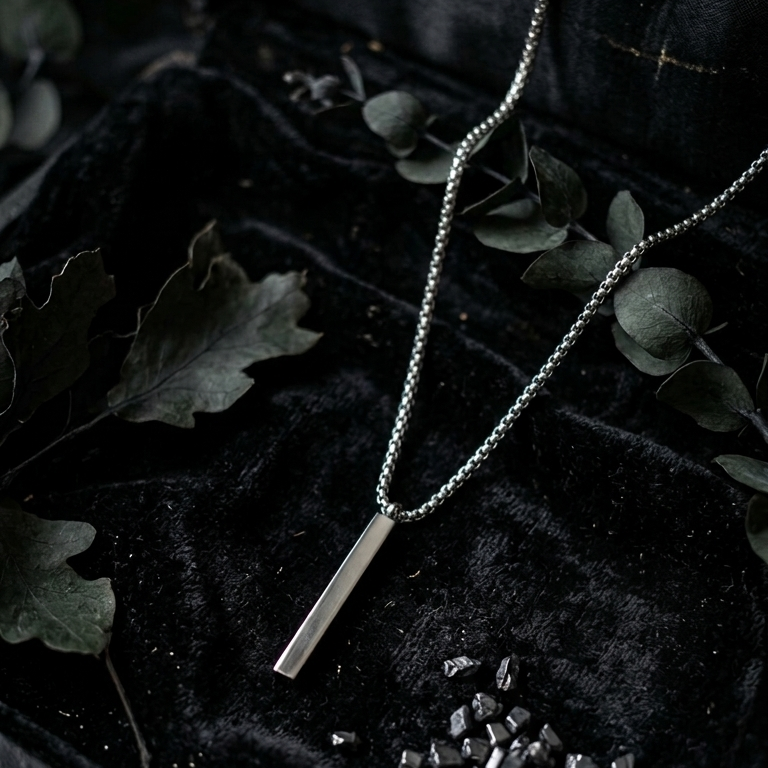 Silver Pendant chain For Men PC03