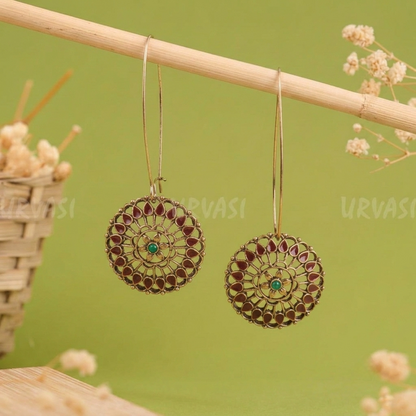 Long Hook Closure Hanging Earrings E1291