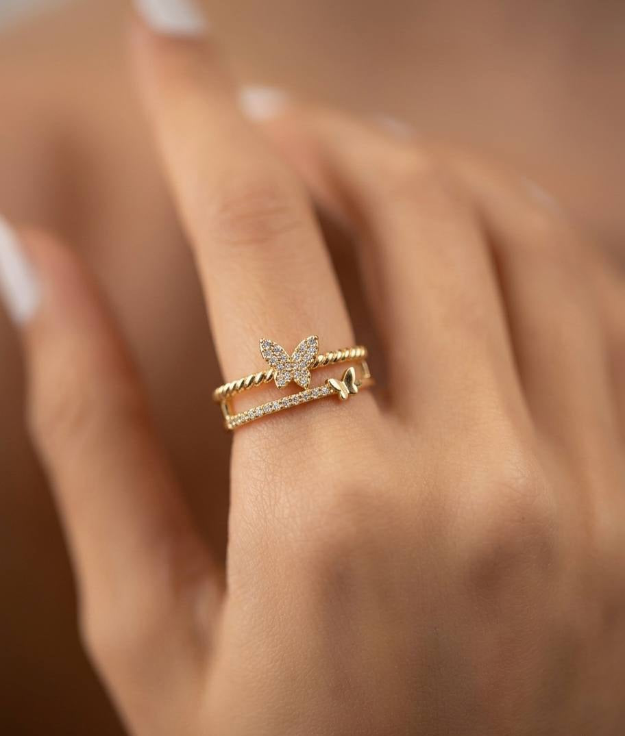 Finger Ring FR68 [Rose Gold ]