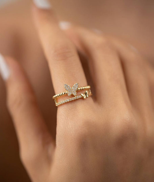 Finger Ring FR68 [Rose Gold ]