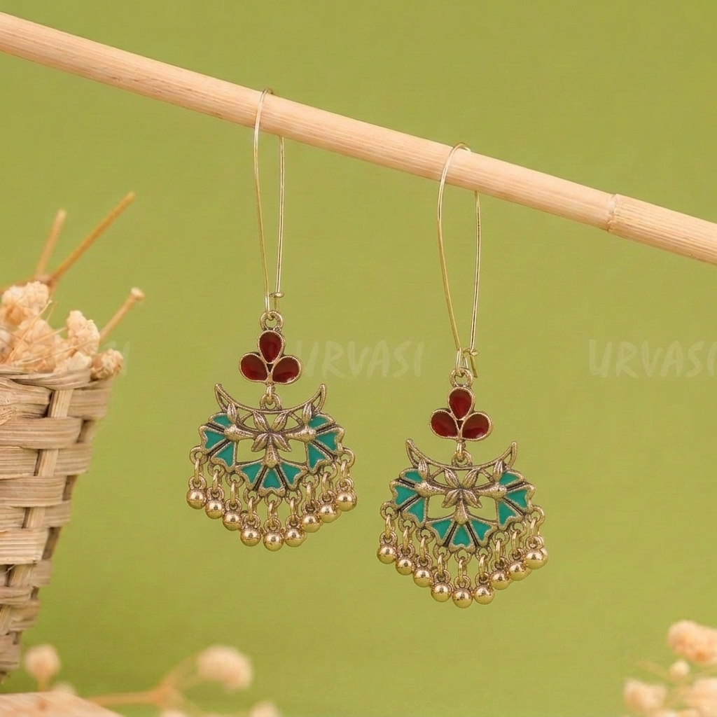 Long Hook Closure Hanging Earrings E1308