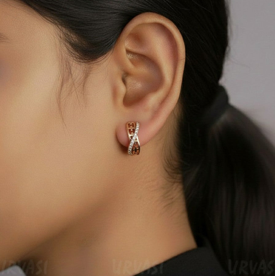 Fancy Earrings E260[Hoop]