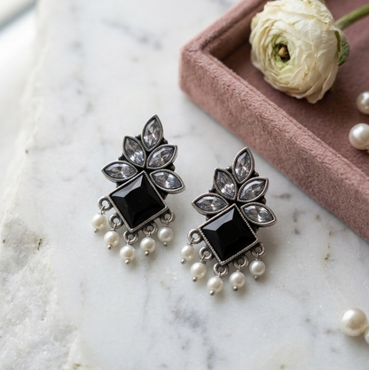 Oxidised Earrings E1269