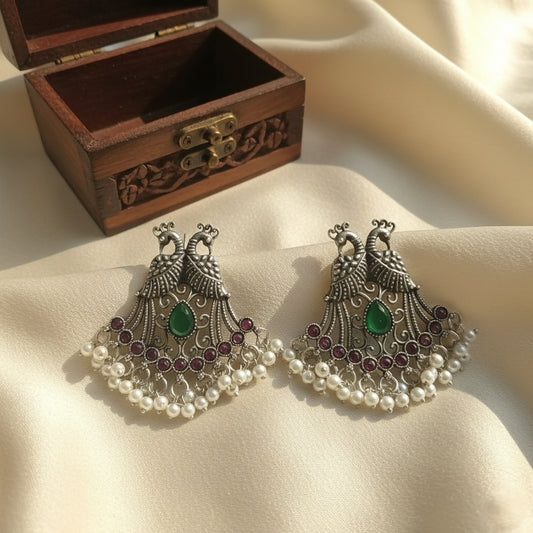 Oxidised Earrings E779